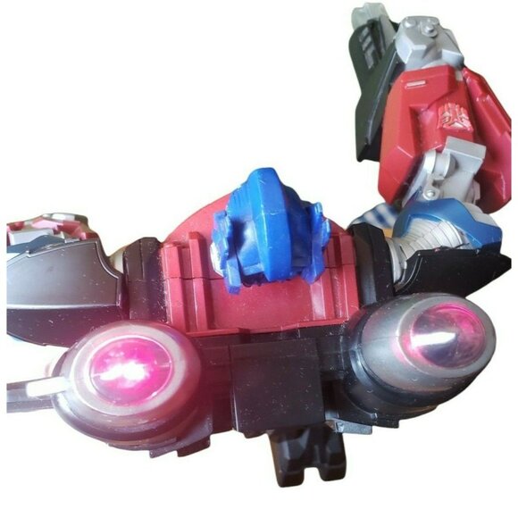 Transformers Hasbro Mega Power Bots Optimus Prime Kids Toy Talks Lights Up 2008 - Picture 9 of 9